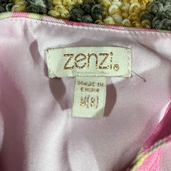 Girls Zenzi Floral Dress 8 - Picture 4 of 5